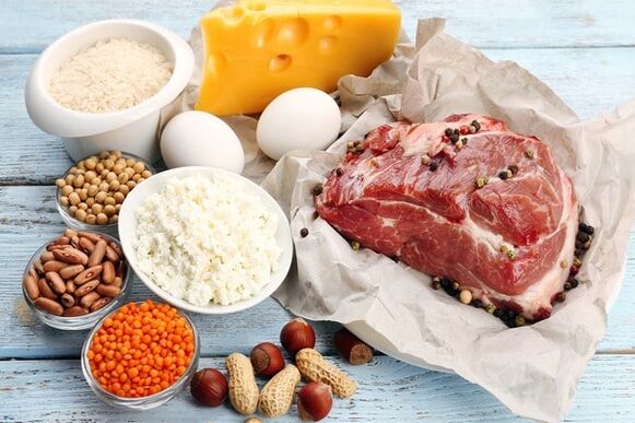 Produtos com alto teor de proteína